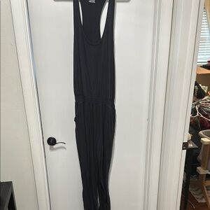 Aerie Black Sleeveless Jumpsuit